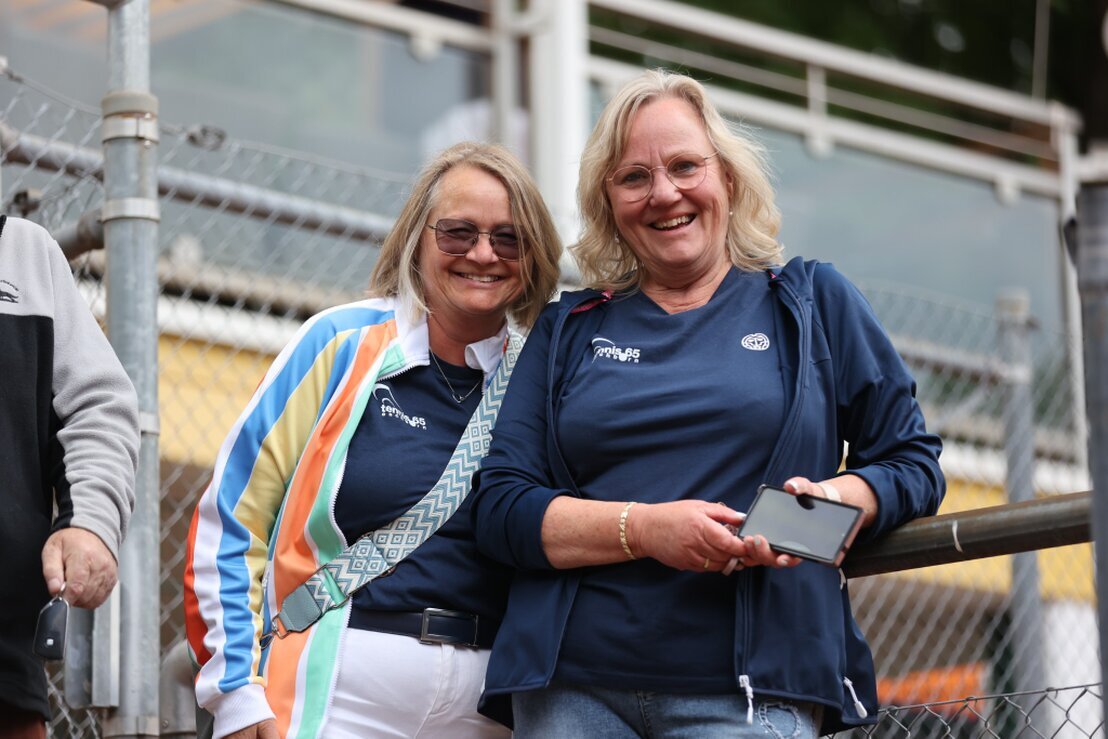 Betreuerteam am Center Court