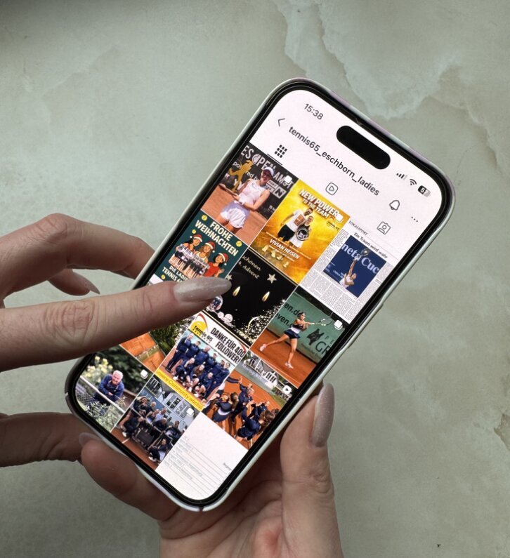 Instagram-Feed mit Spiel-Highlights